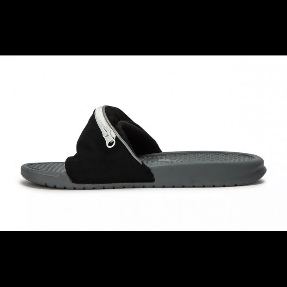 Nike Benassi JDI Fanny Pack Cool Grey AO1037-001 - Picture 4 of 8